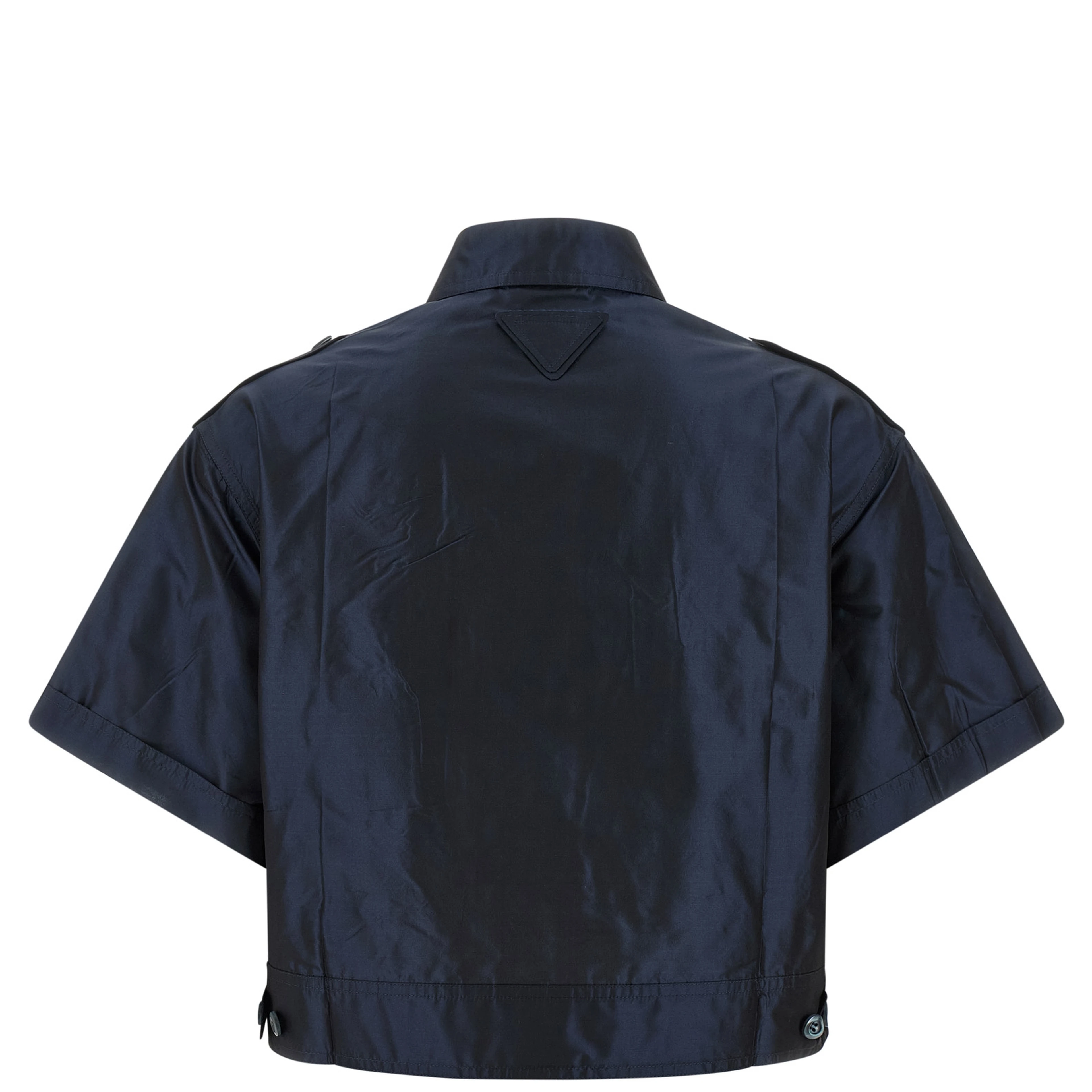 Blue Silk Blouse