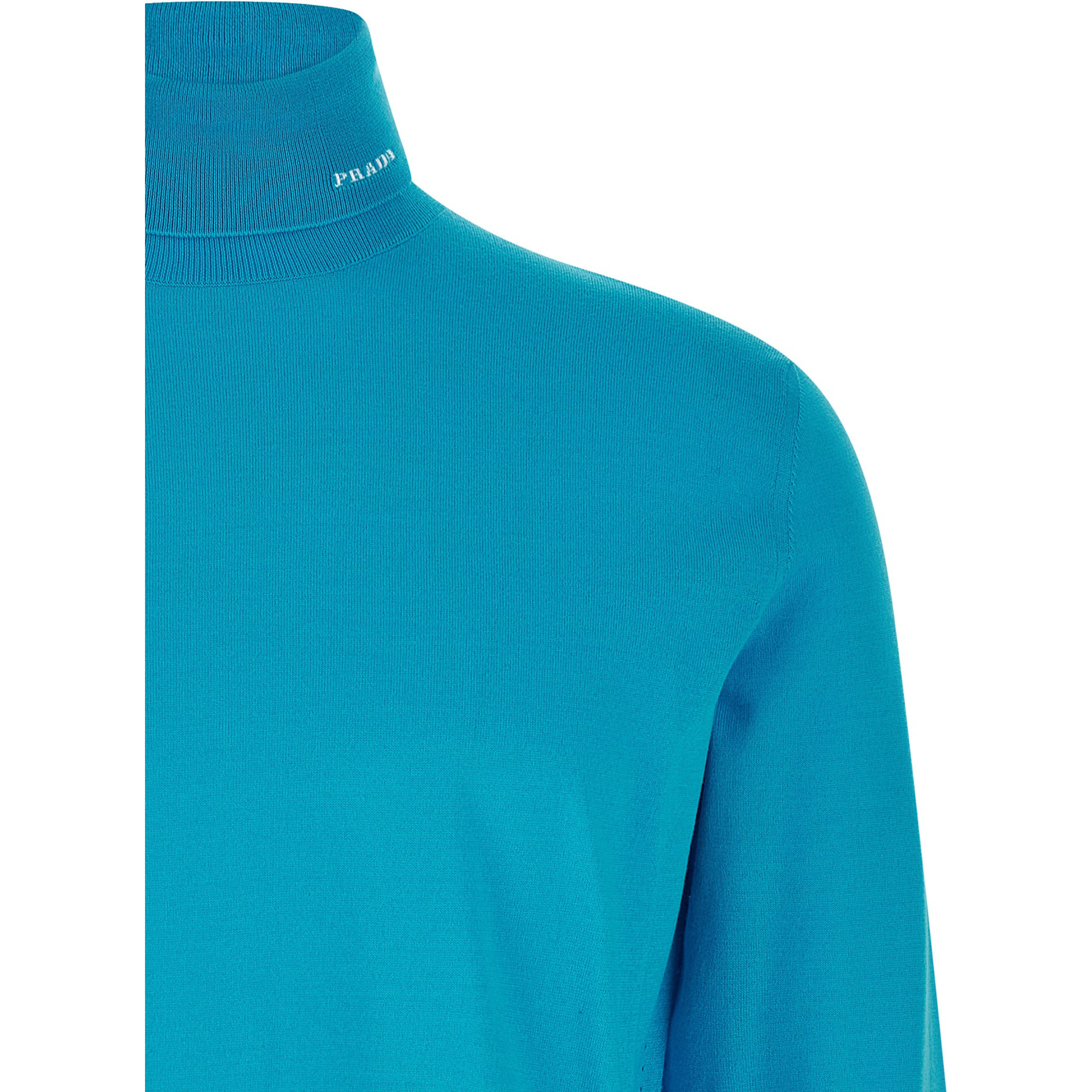 Blue Cotton Cardigan