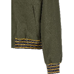 Bicolor Polyester Bomber
