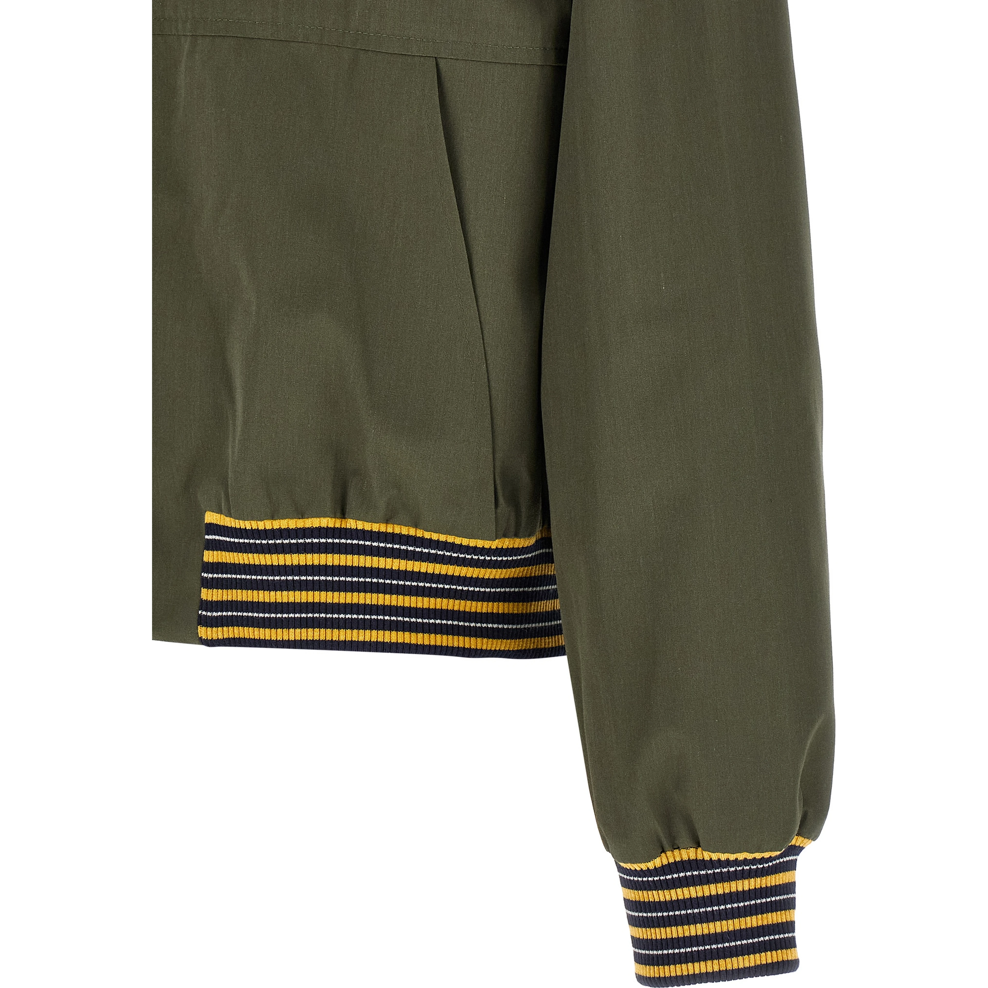 Bicolor Polyester Bomber