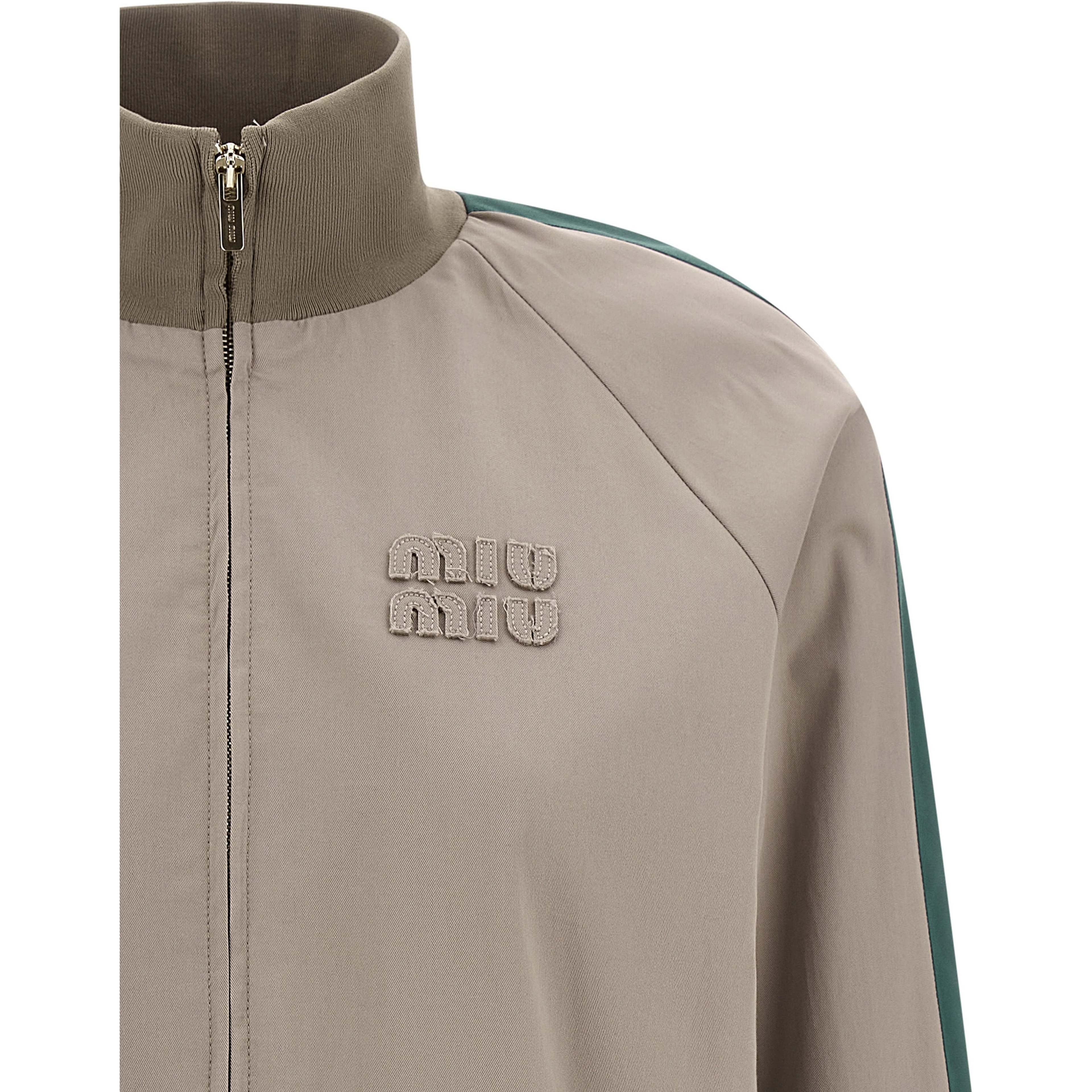 Gray Cotton Bomber
