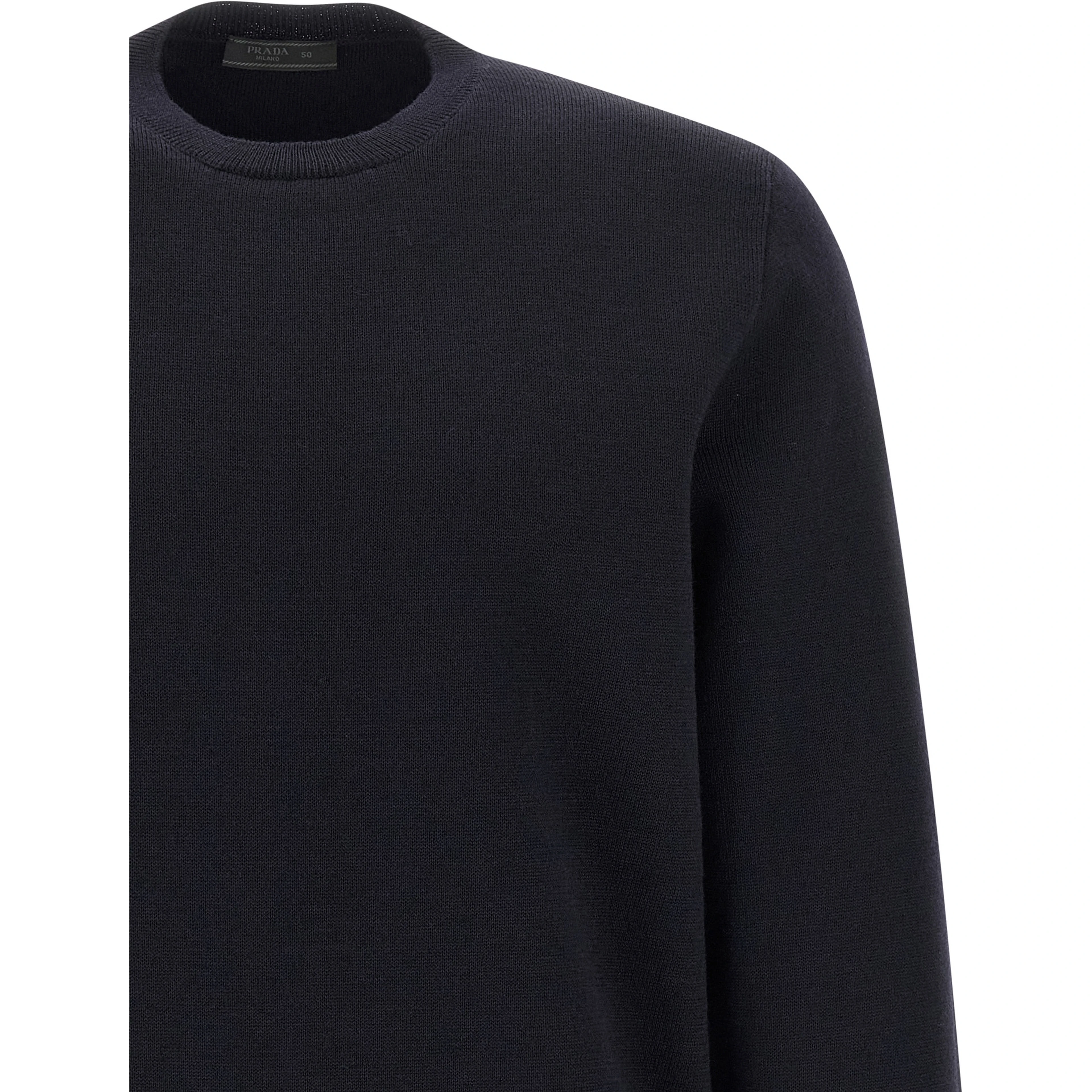 Blue Virgin Wool Cardigan