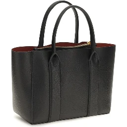 Black Calf Leather Bos Taurus Shoulder Bag