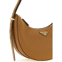 Brown Calfskin Shoulder Bag