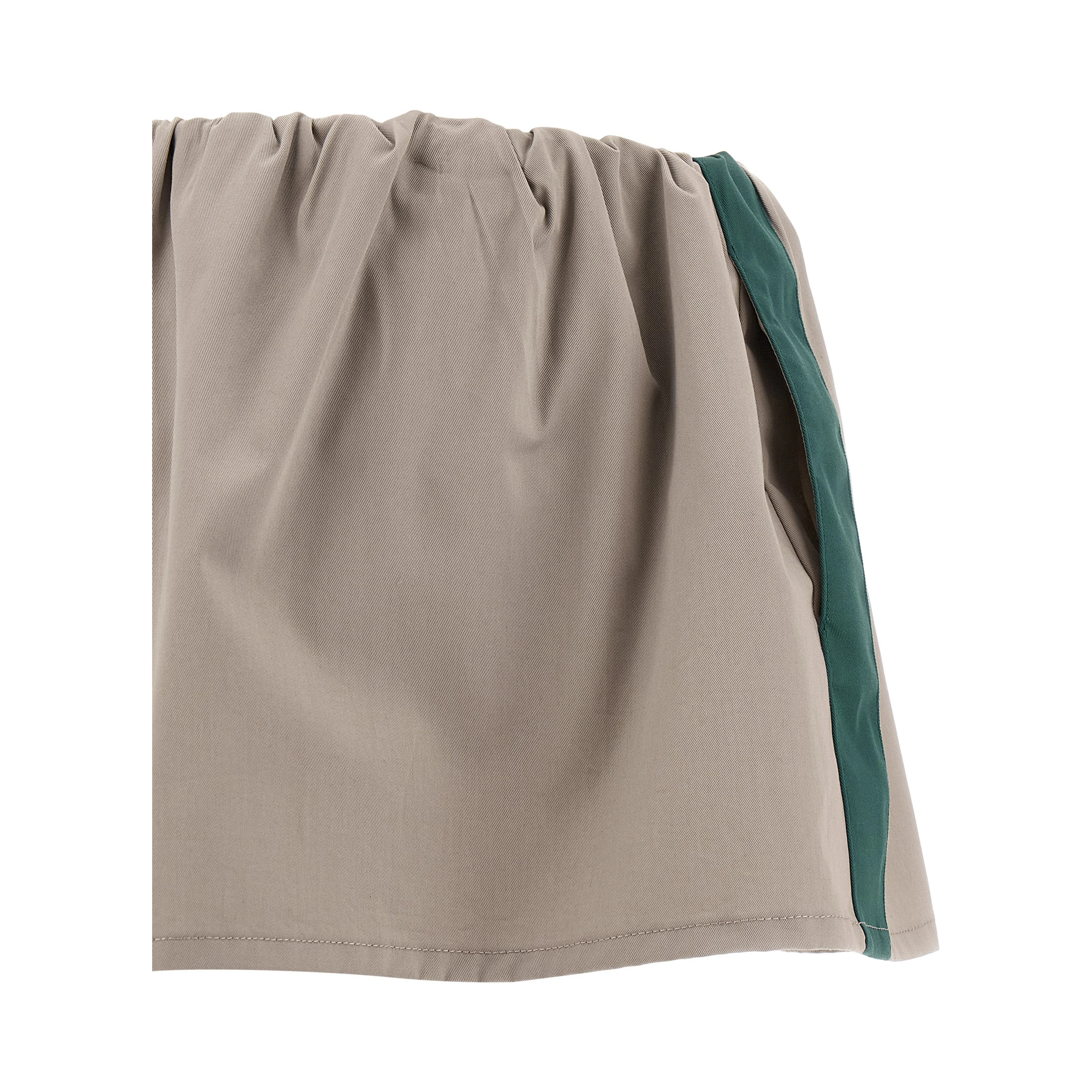 Gray Cotton Long Skirt