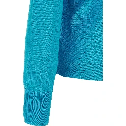Blue Cotton Cardigan