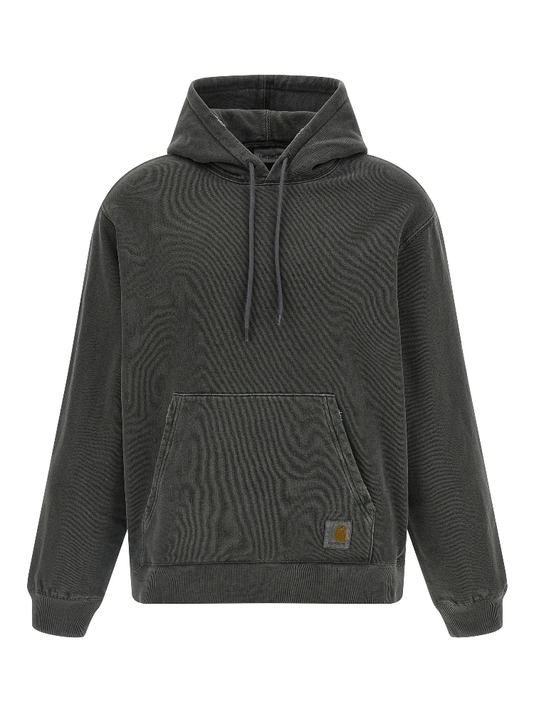 Black Cotton Sweatshirt