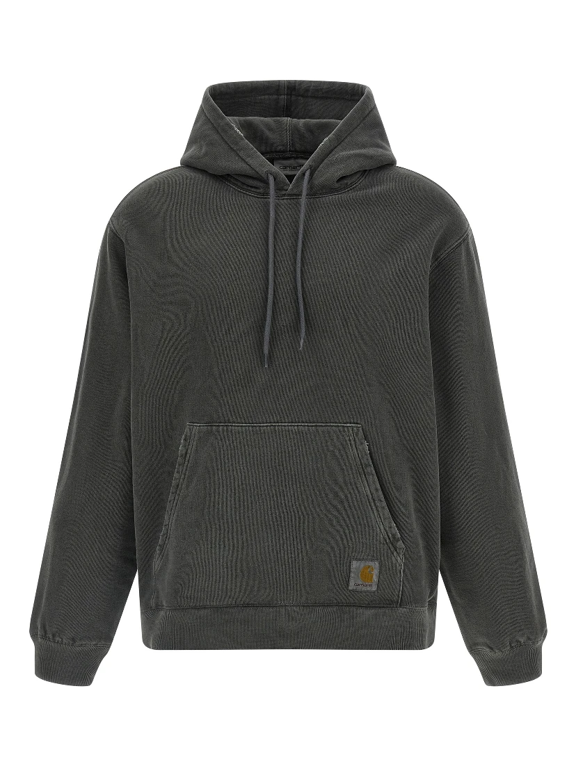 Black Cotton Sweatshirt