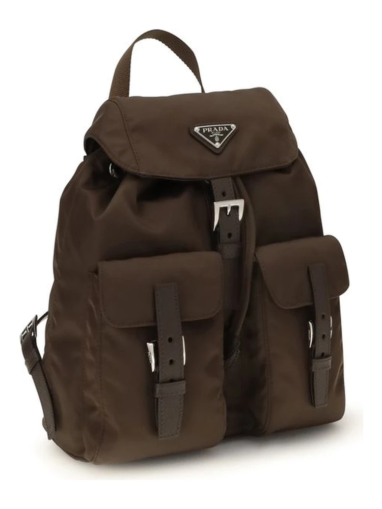 Brown Nylon Backpack alternative