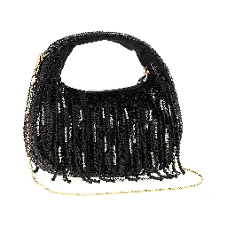 Black Polyester Handbag