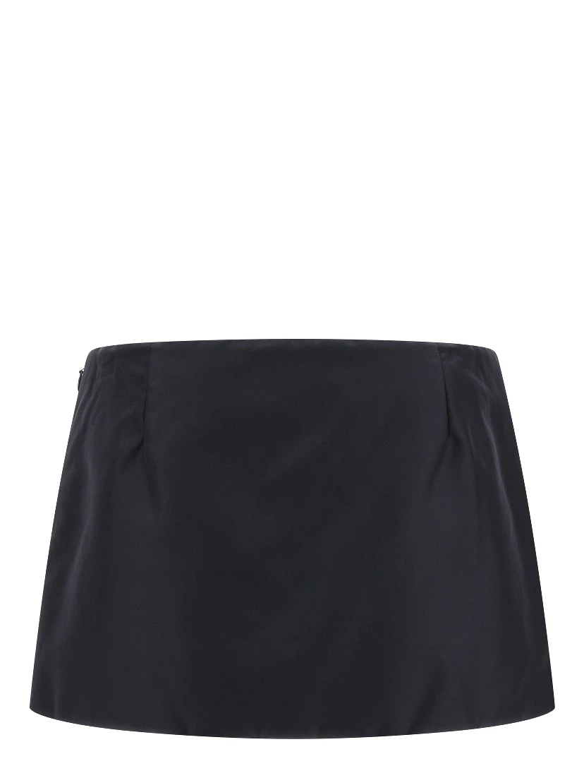 Blue Recycled Polyamide Long Skirt