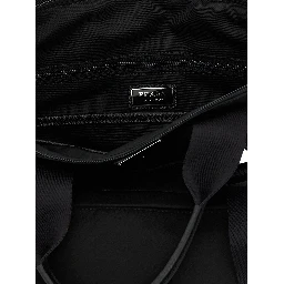 Black Recycled Polyamide Tote Bag