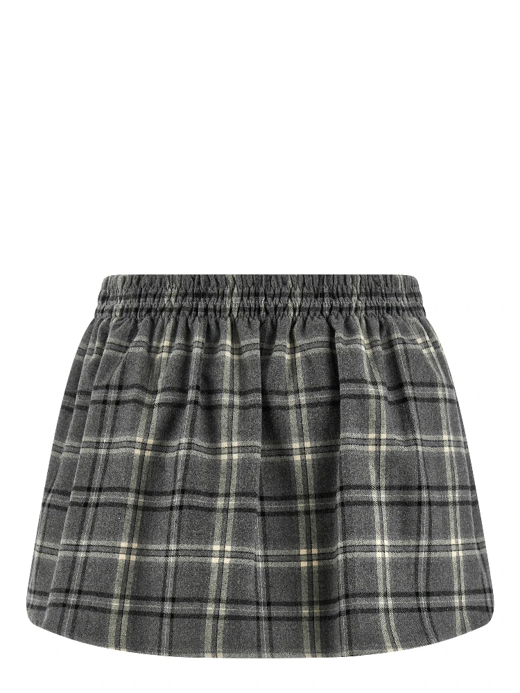 Gray Cotton Long Skirt alternative