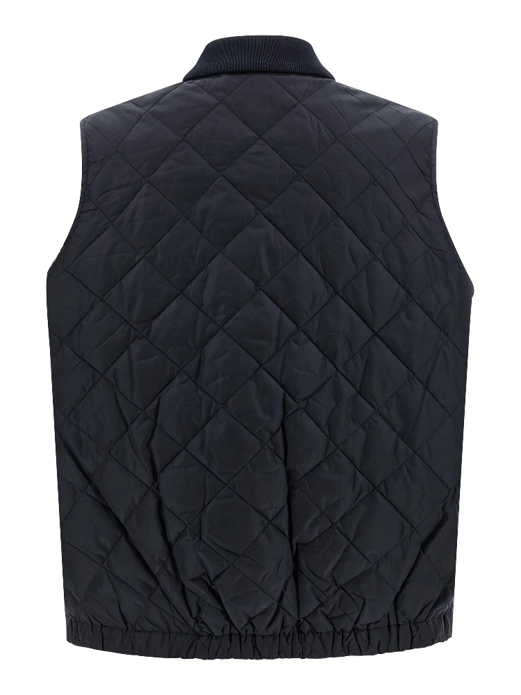Blue Recycled Polyamide Sleeveless Jacket alternative