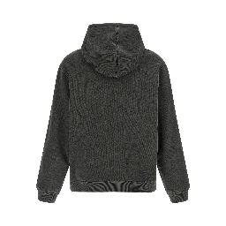 Black Cotton Sweatshirt