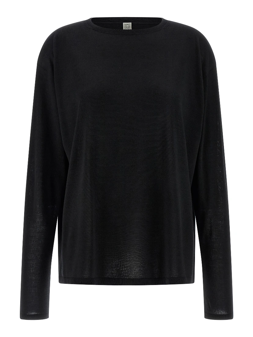 Black Wool Cardigan