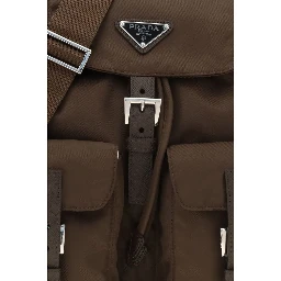 Brown Nylon Backpack