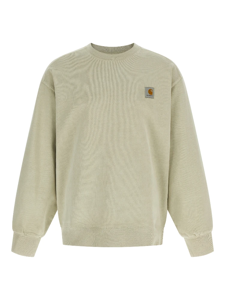 Beige Cotton Sweatshirt