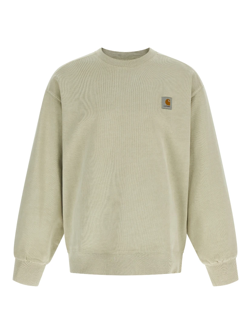 Beige Cotton Sweatshirt