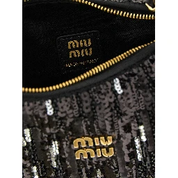 Black Polyester Handbag