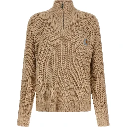 Beige Acetate Cardigan