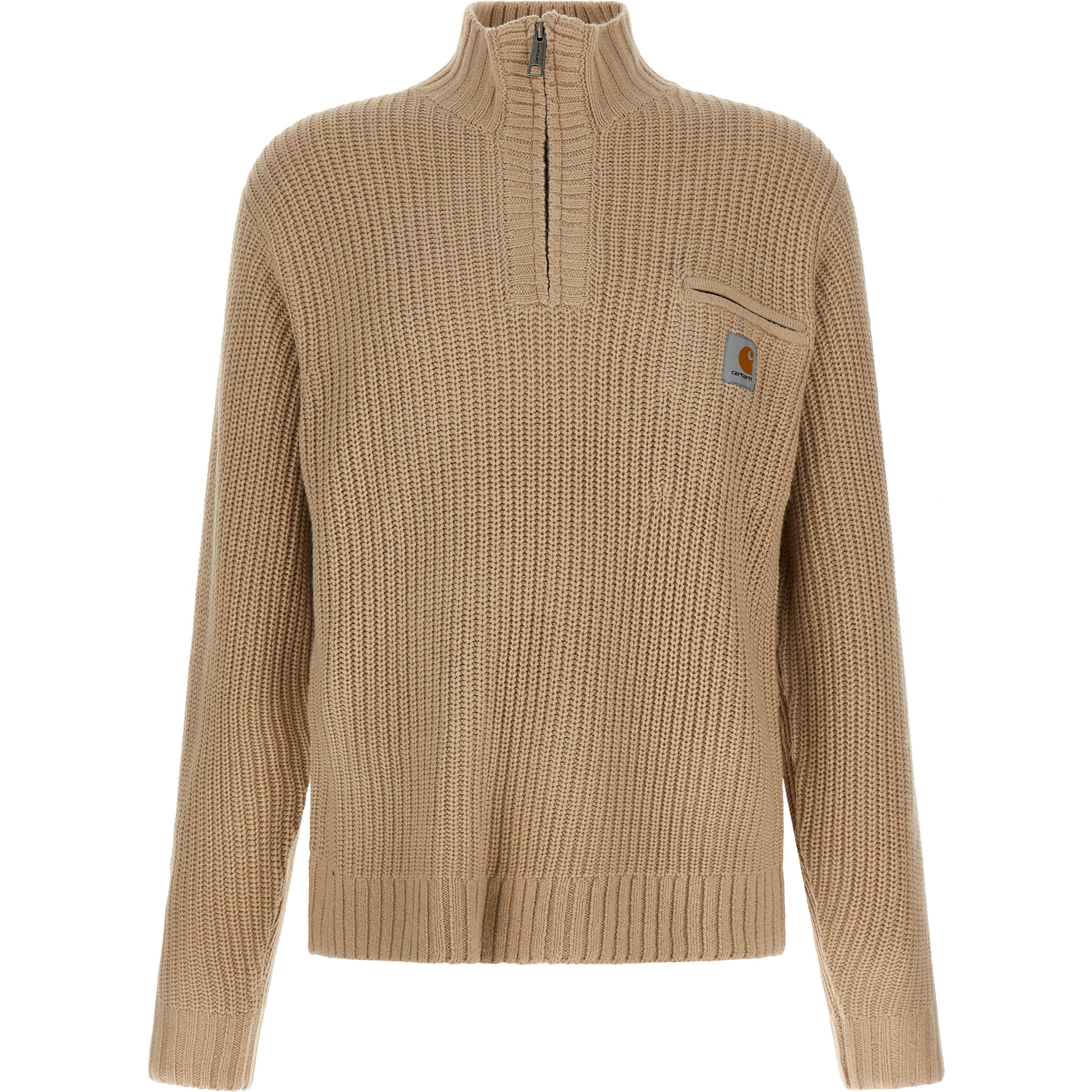 Beige Acetate Cardigan
