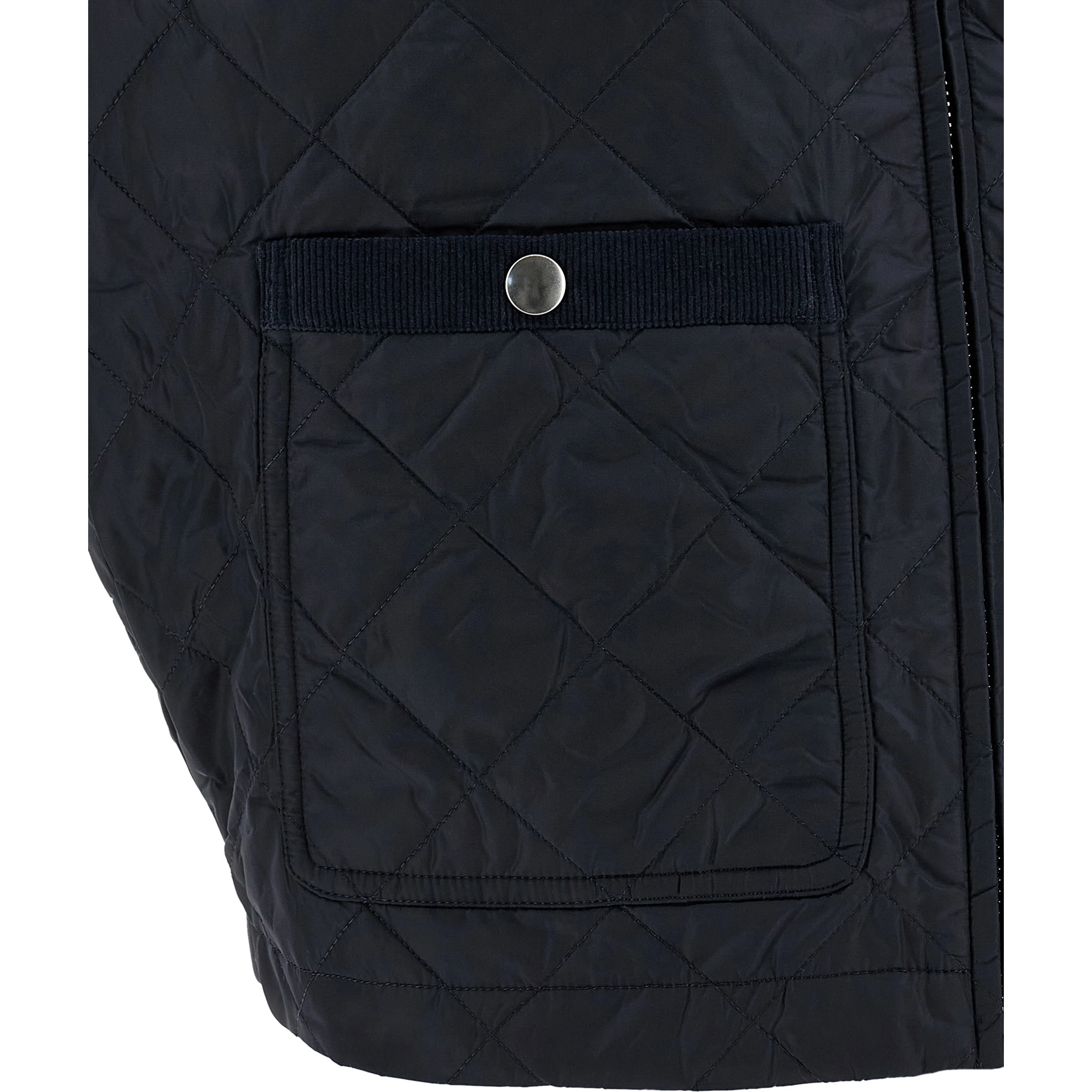 Blue Recycled Polyamide Sleeveless Jacket