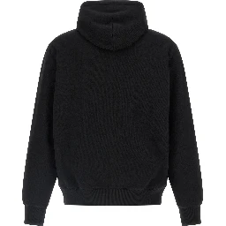 Black Cotton Sweatshirt
