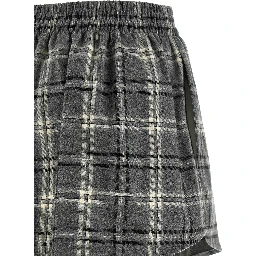 Gray Cotton Long Skirt