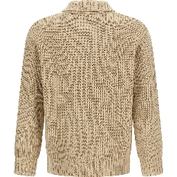 Beige Acetate Cardigan