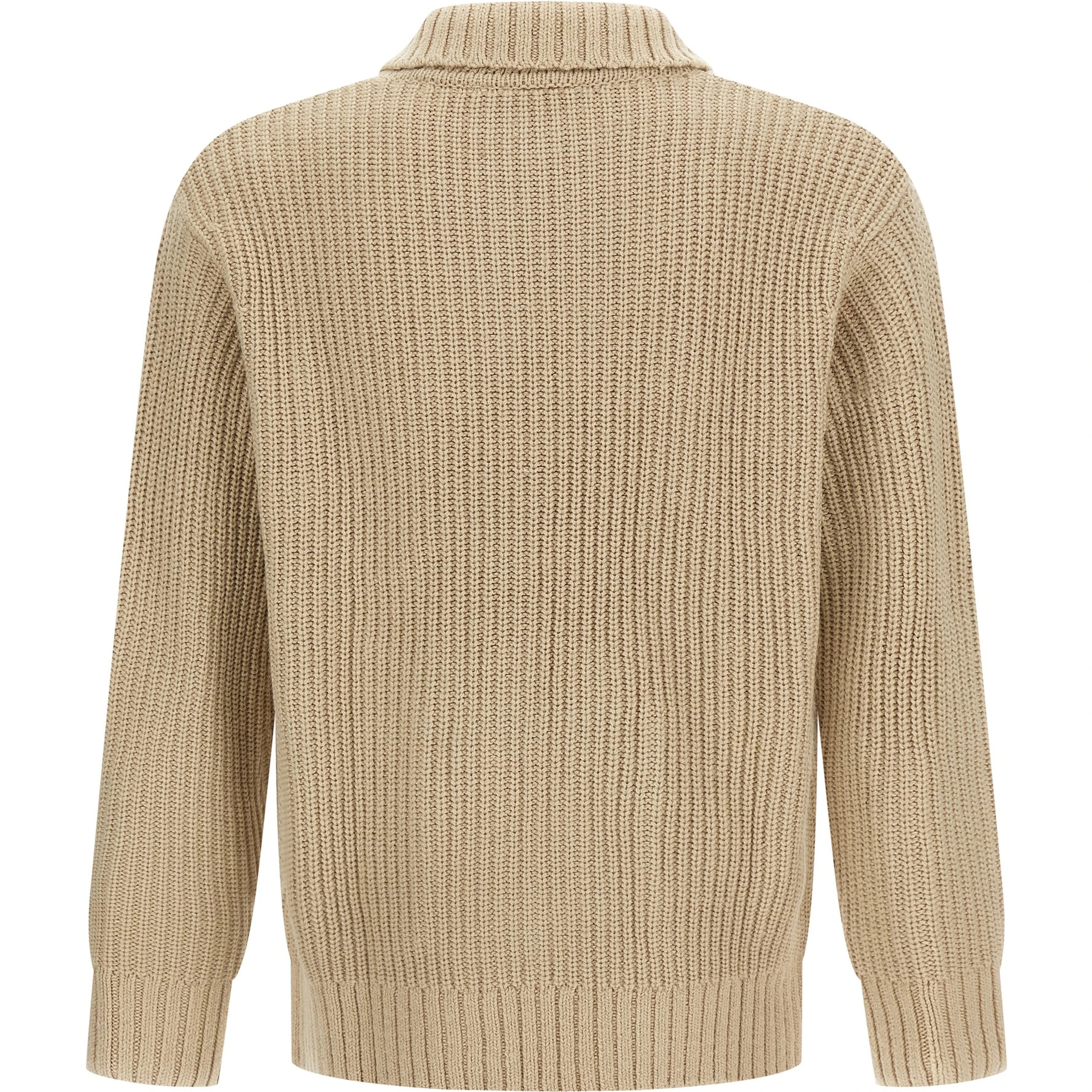Beige Acetate Cardigan