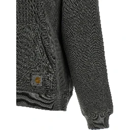 Black Cotton Sweatshirt