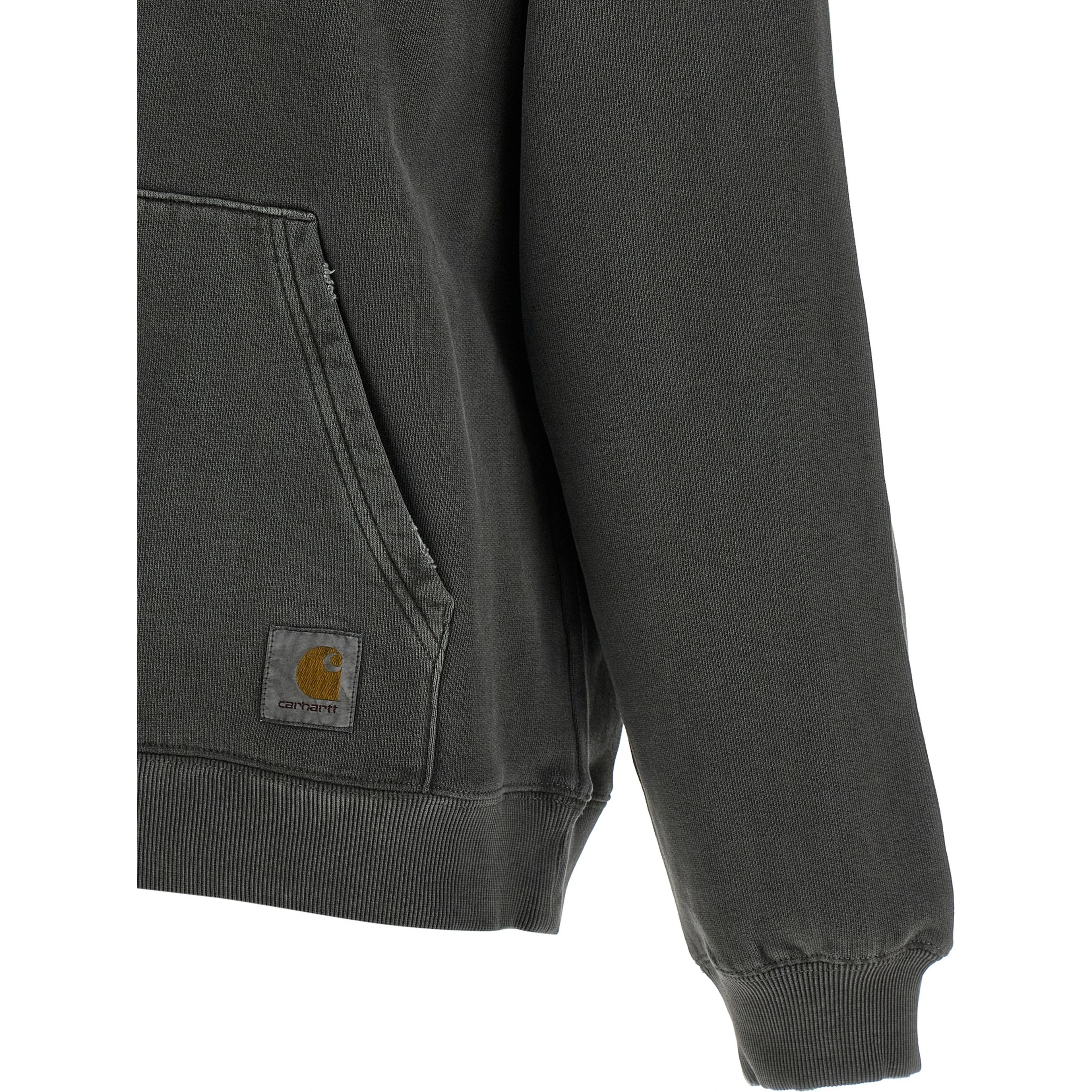 Black Cotton Sweatshirt