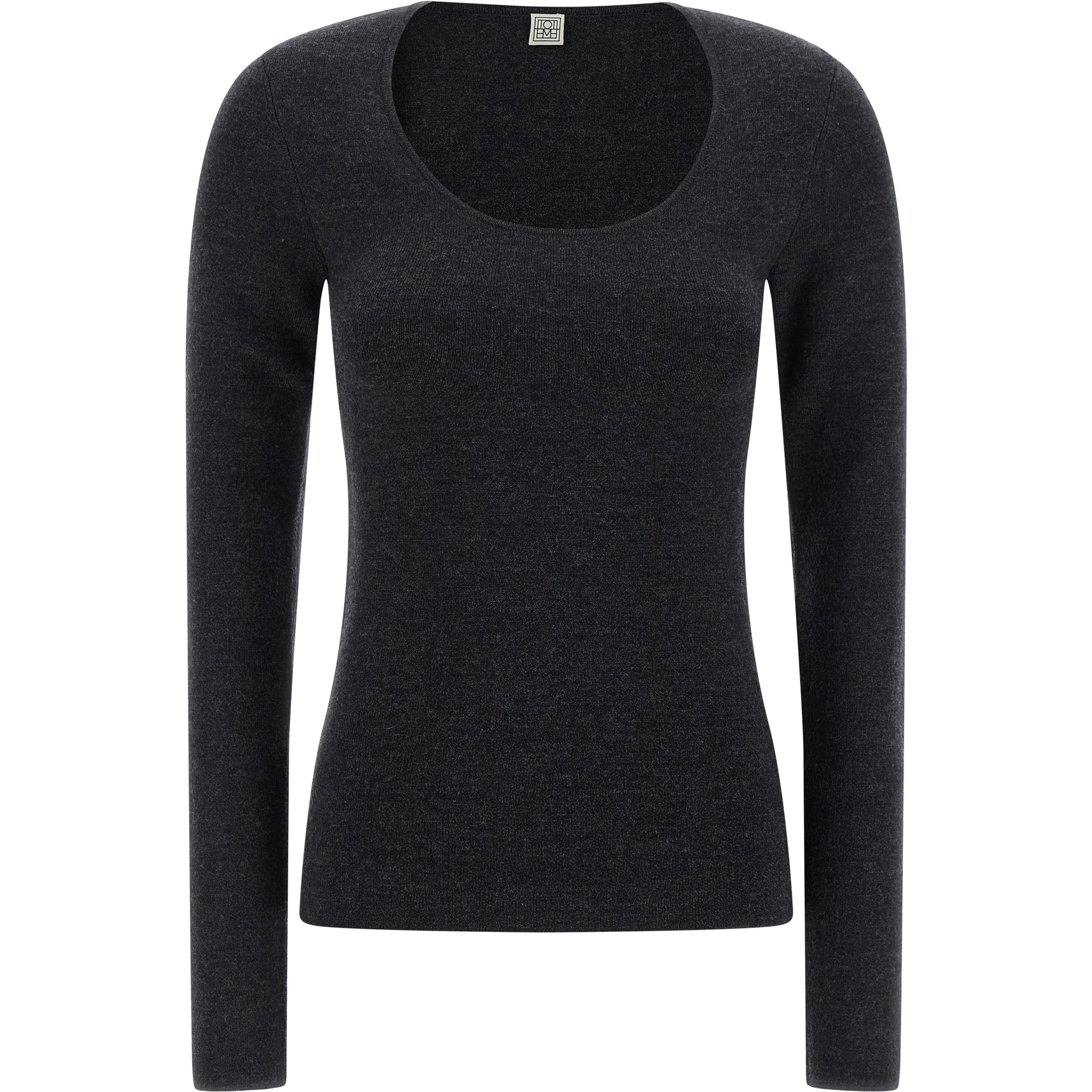 Gray Viscose Cardigan