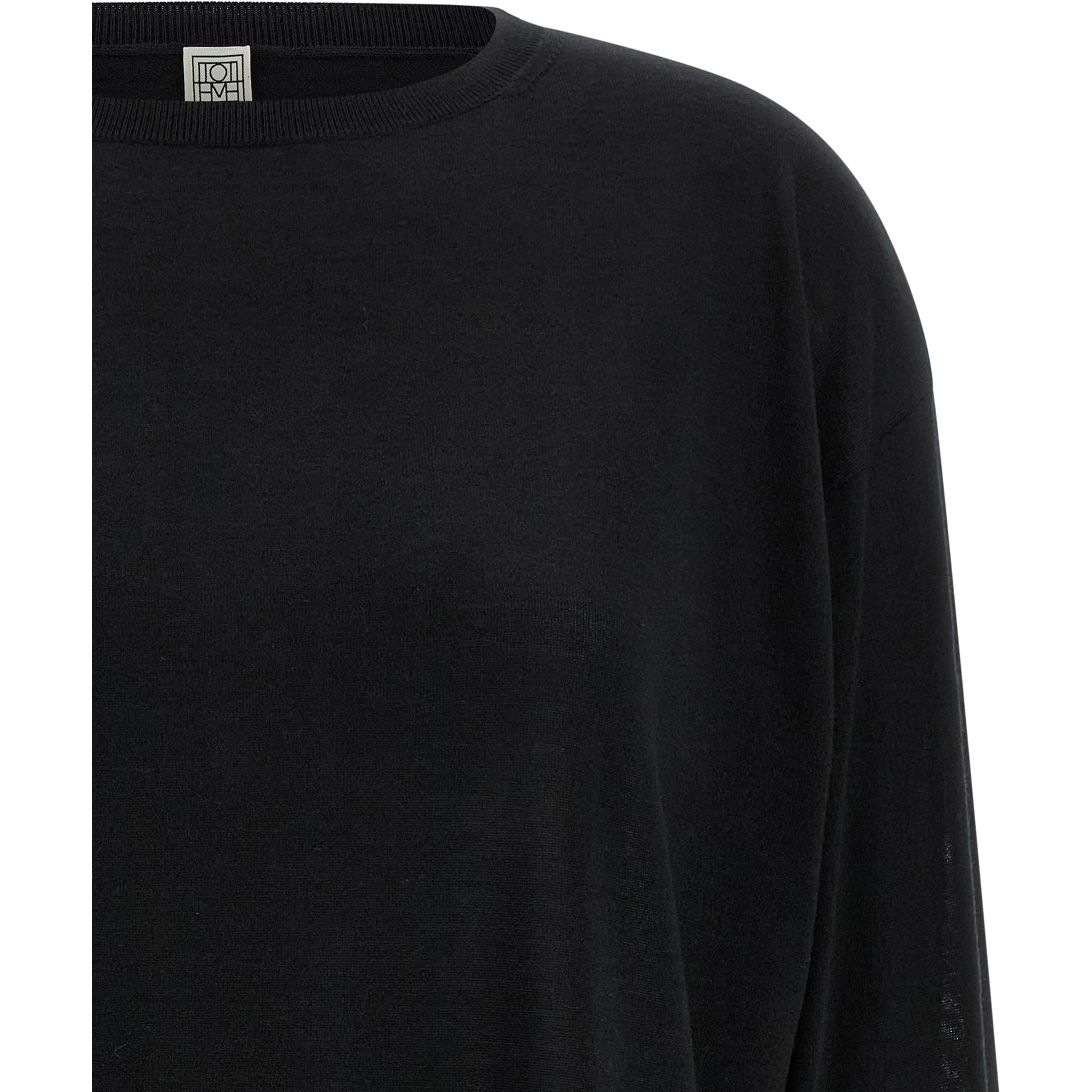 Black Wool Cardigan
