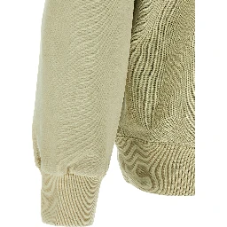 Beige Cotton Sweatshirt