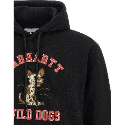 Black Cotton Sweatshirt