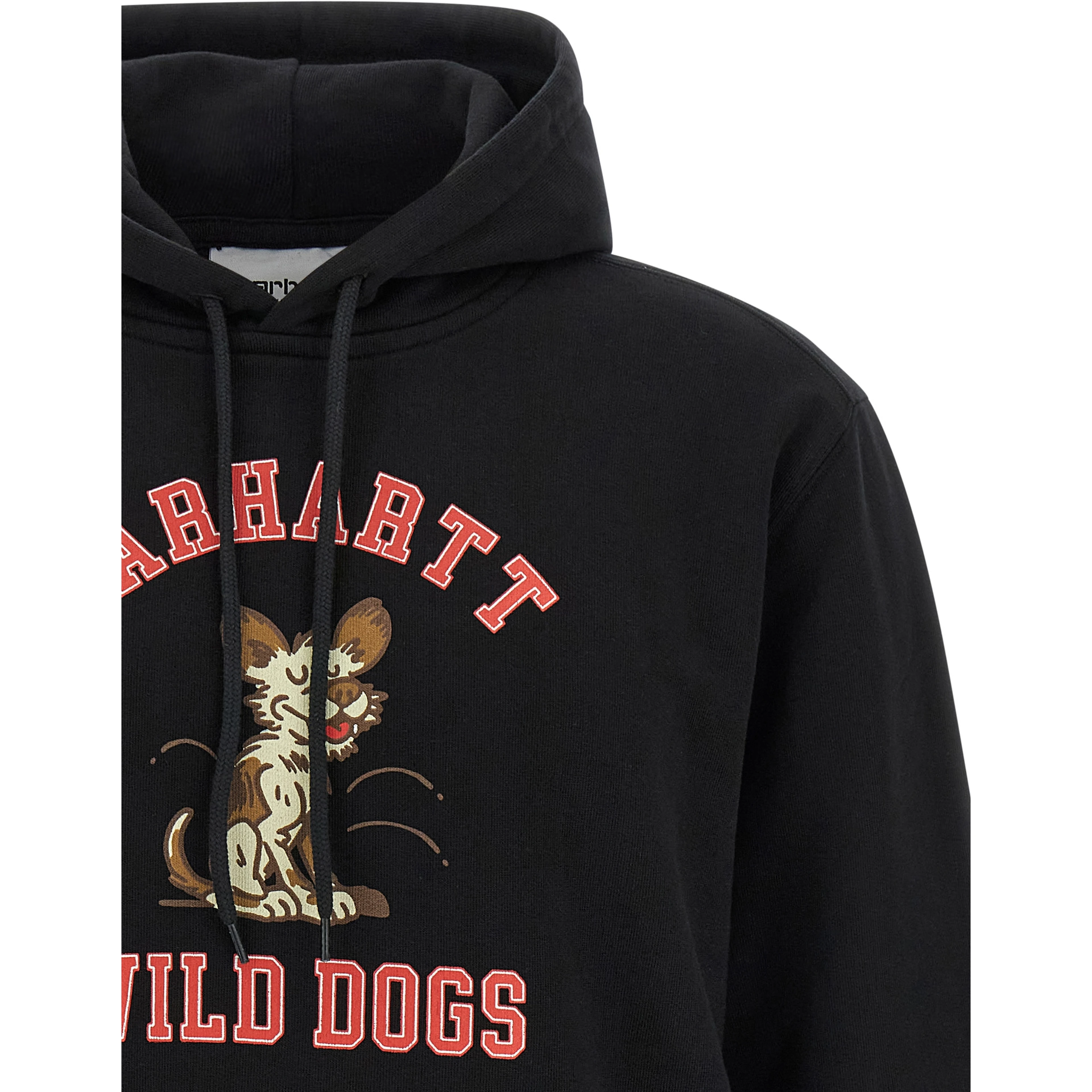 Black Cotton Sweatshirt