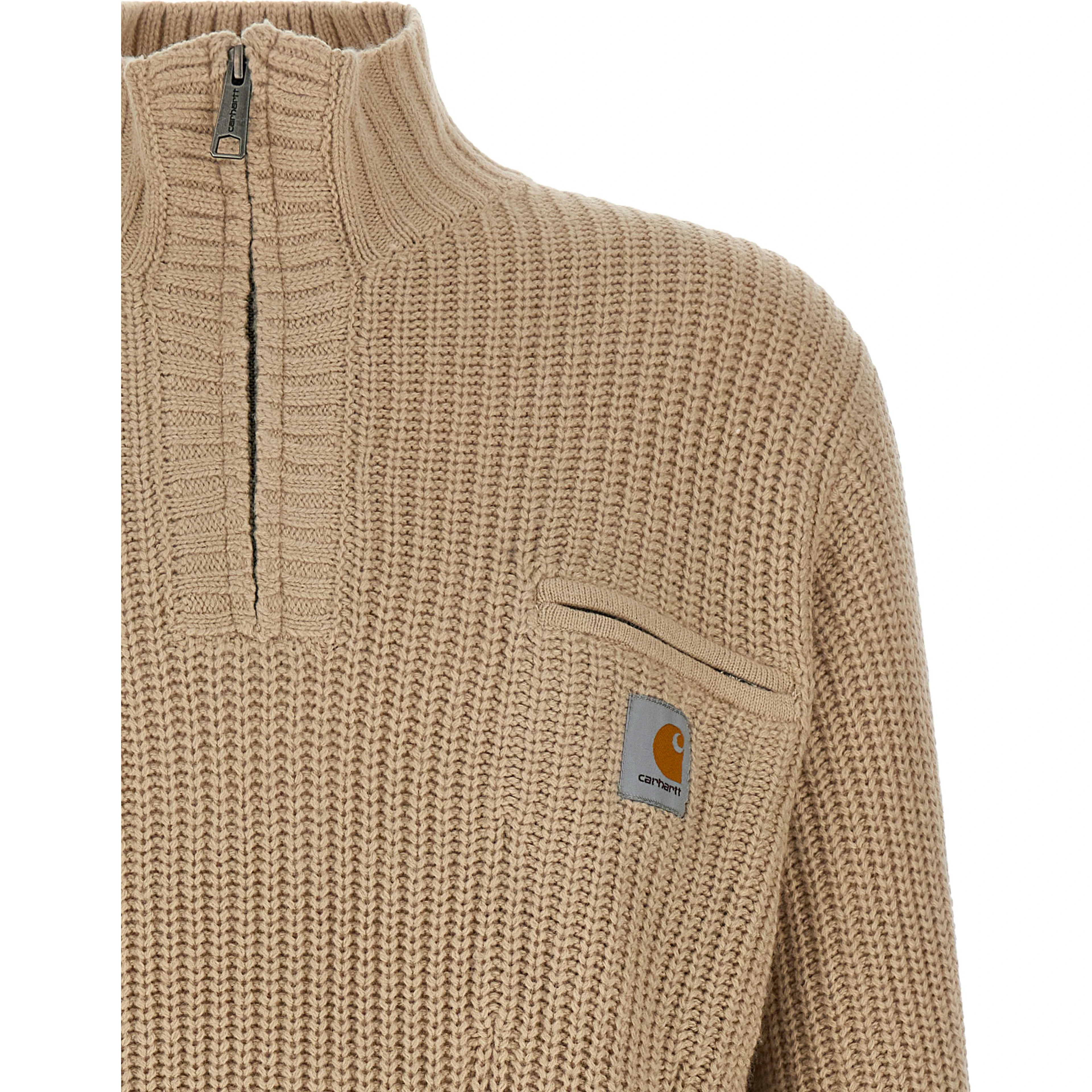 Beige Acetate Cardigan