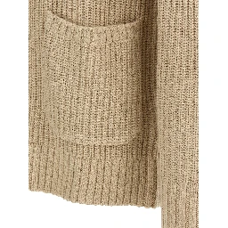 Beige Acetate Cardigan