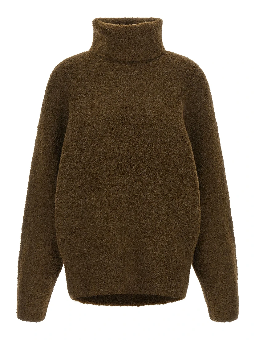 Brown Wool Cardigan