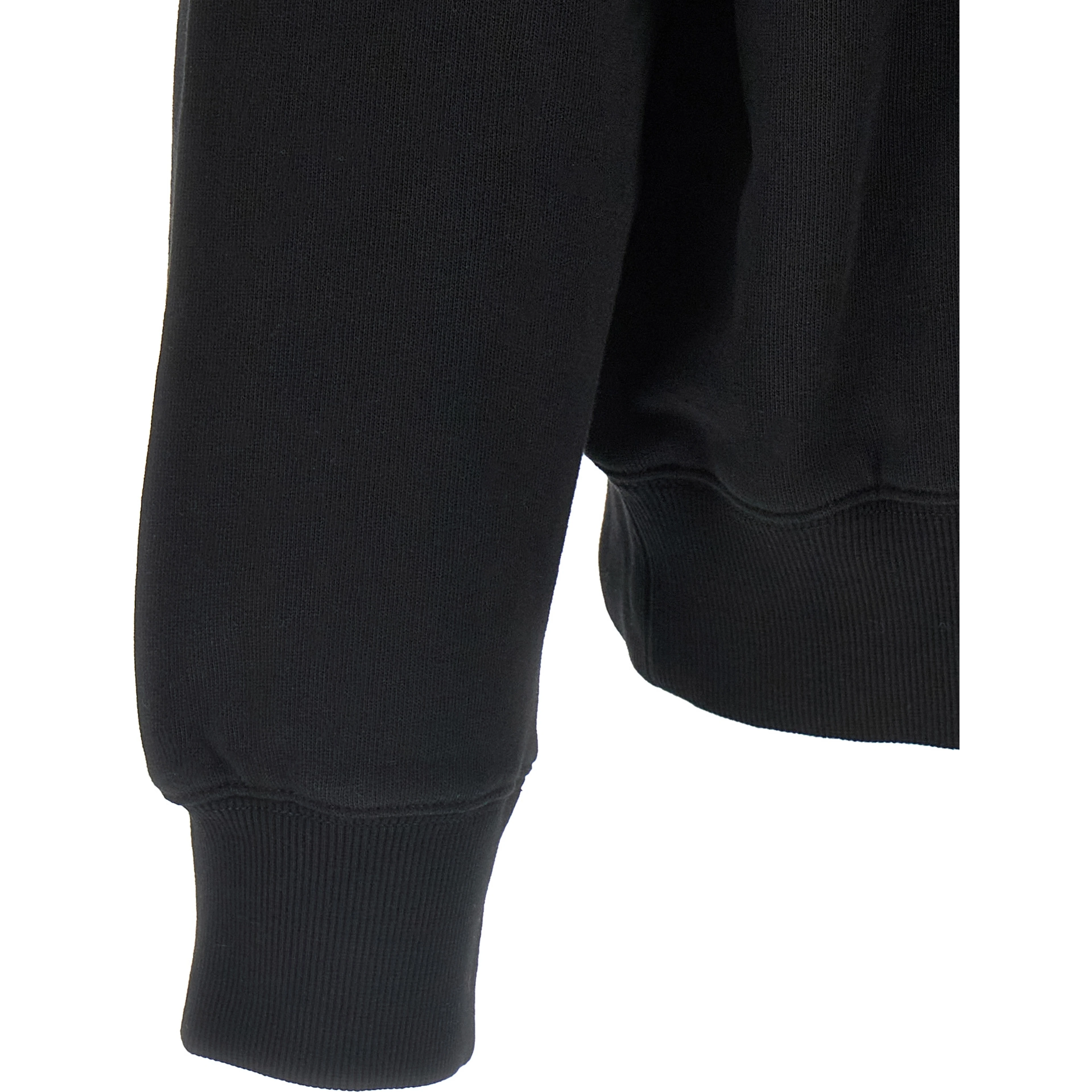 Black Cotton Sweatshirt