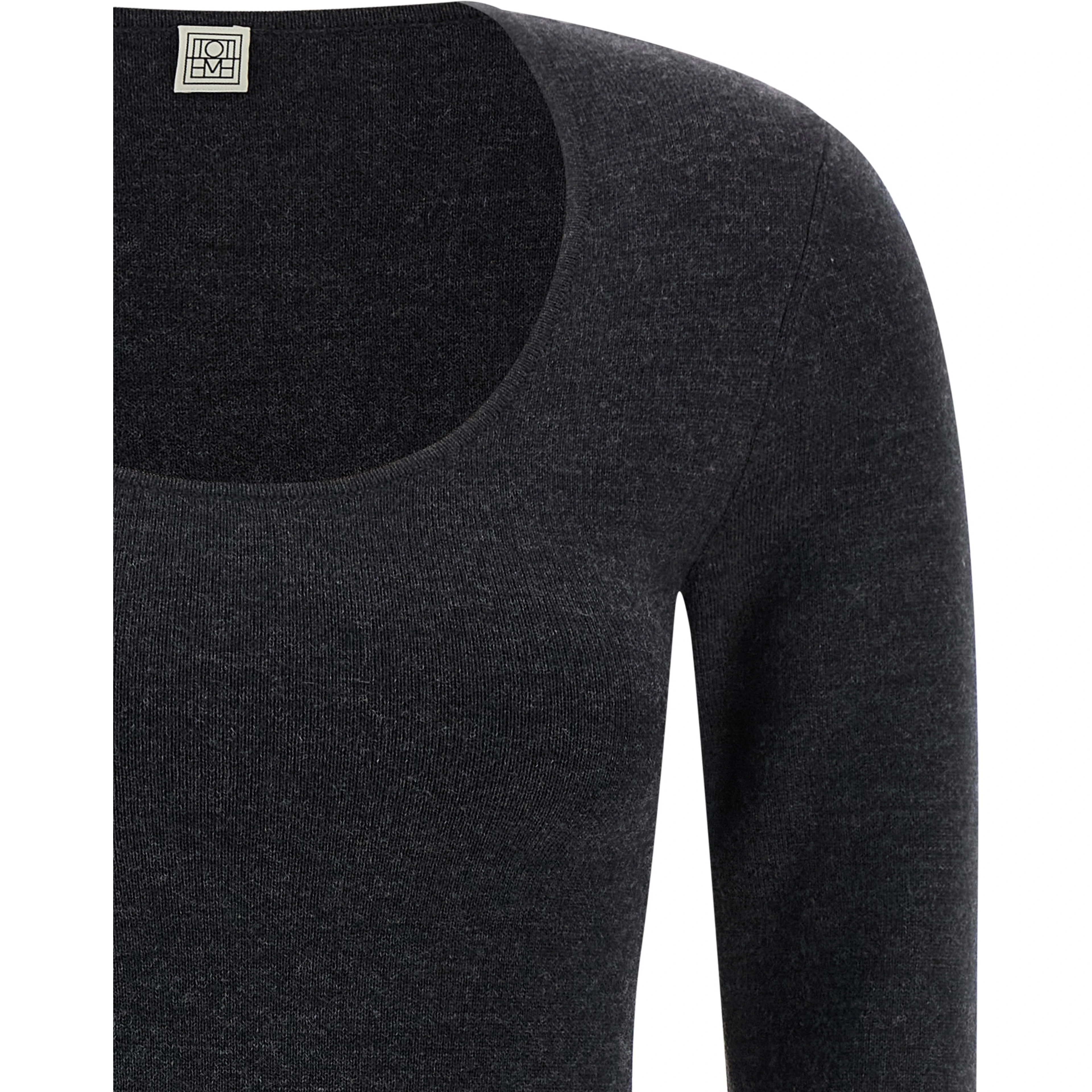 Gray Viscose Cardigan