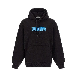 Black Cotton Sweatshirt