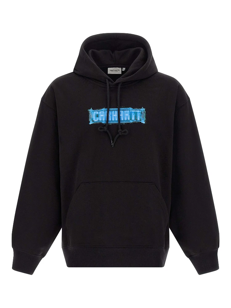 Black Cotton Sweatshirt