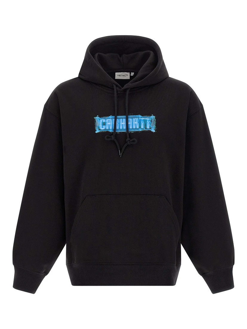Black Cotton Sweatshirt