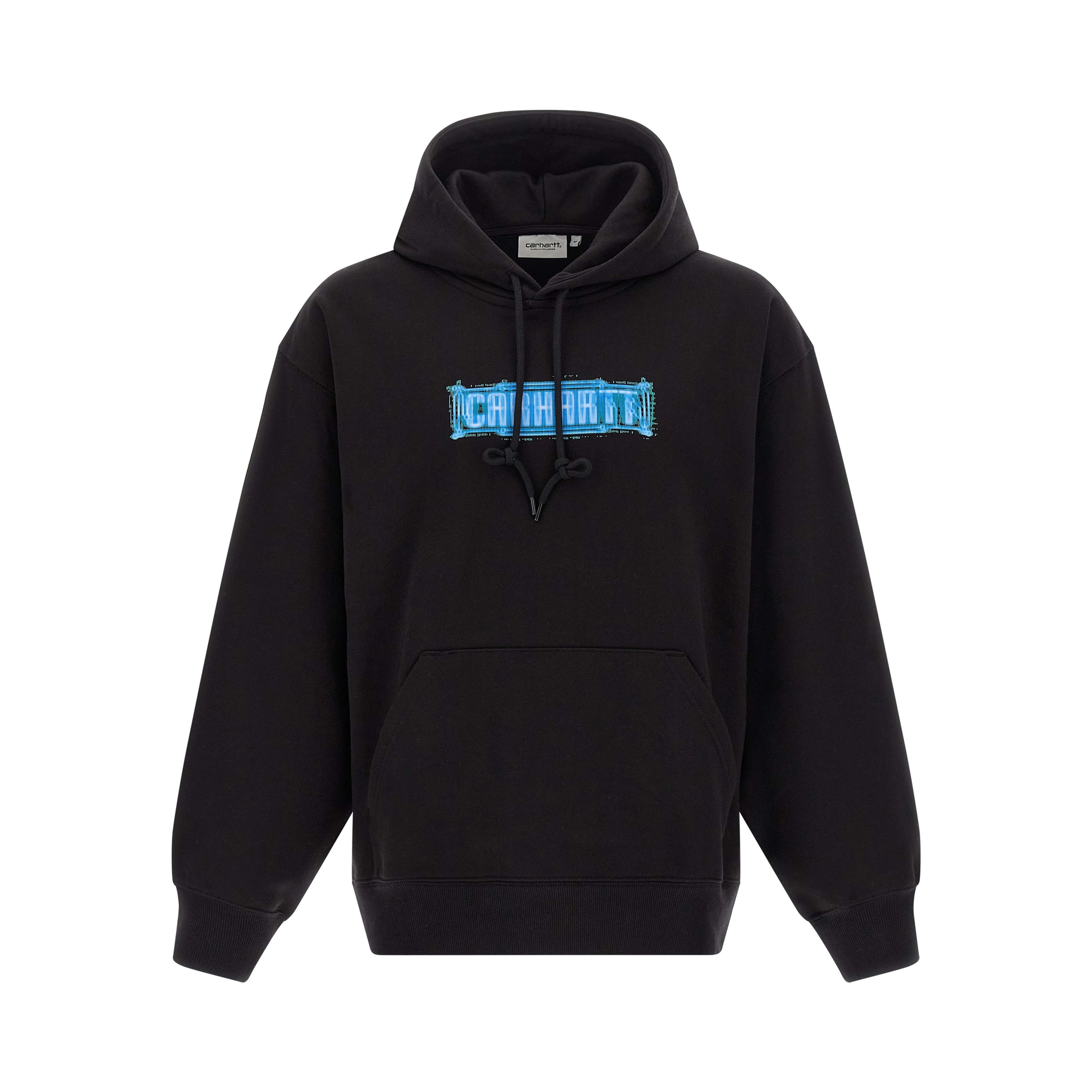 Black Cotton Sweatshirt