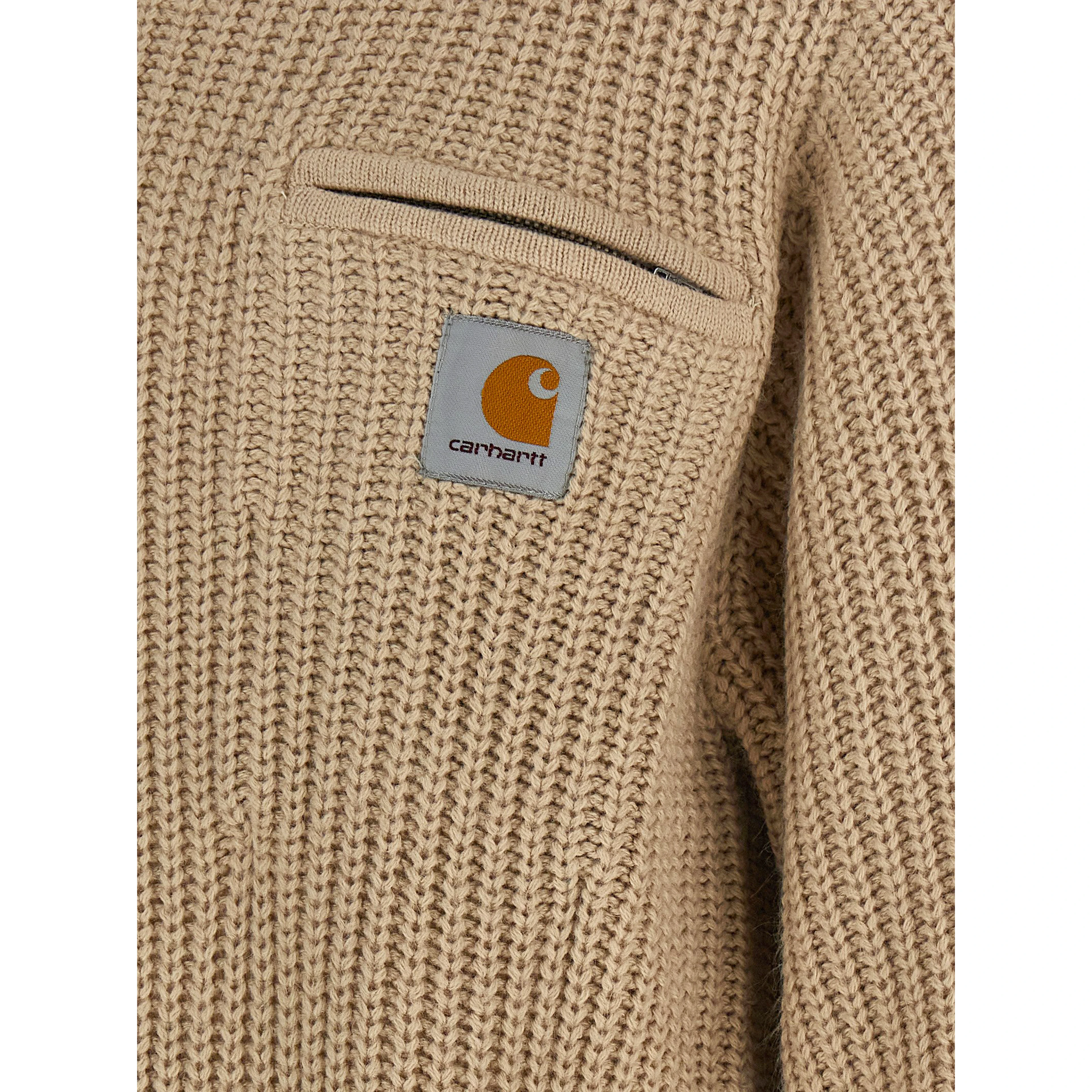 Beige Acetate Cardigan