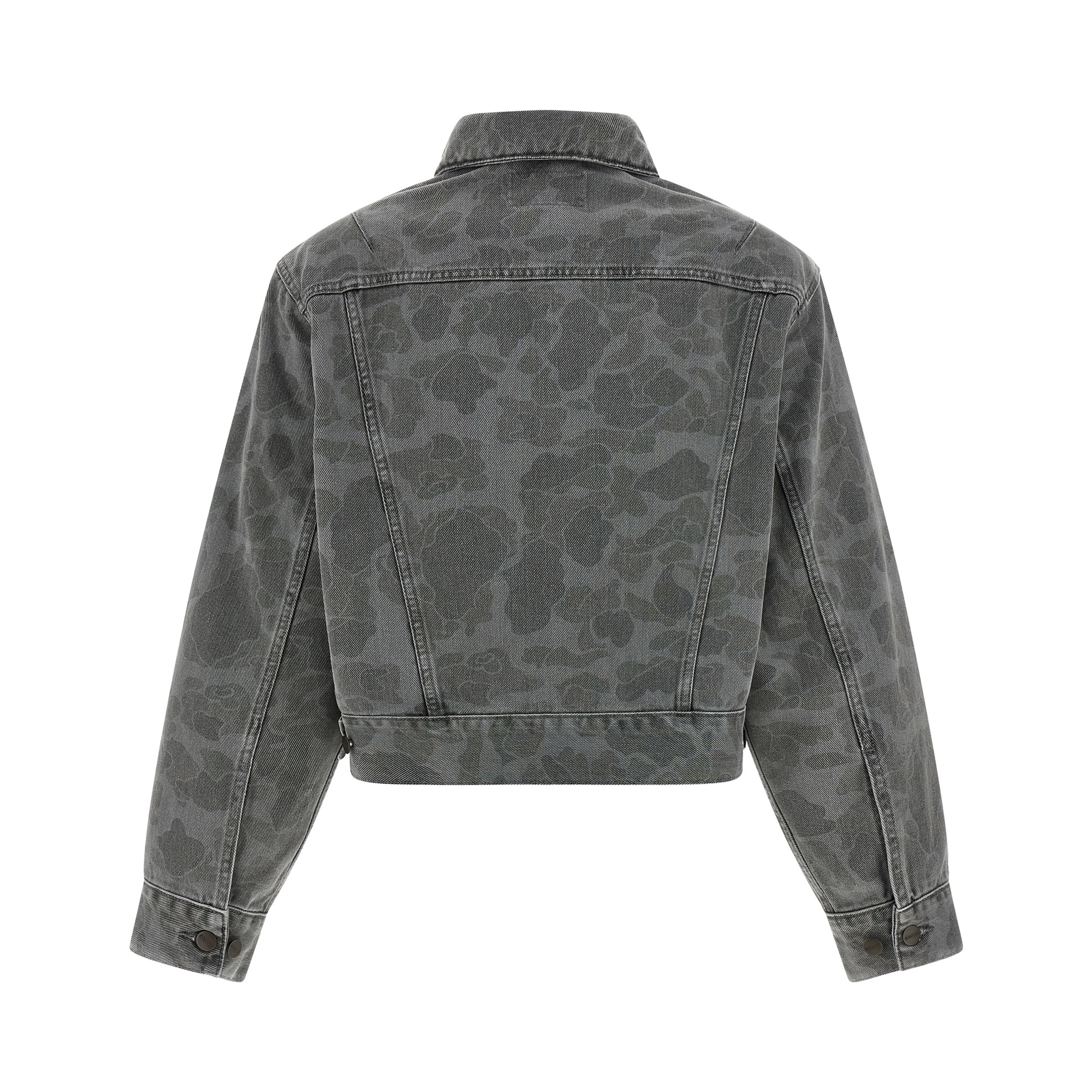 Gray Organic Cotton Denim Jacket