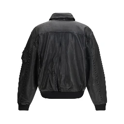 Black Lambskin Leather Jacket